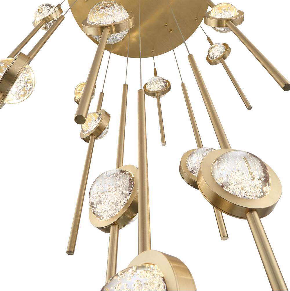 Eurofase 39465-023 Gold Barletta, Chandelier , 16-light, 32'', Gold Image 2