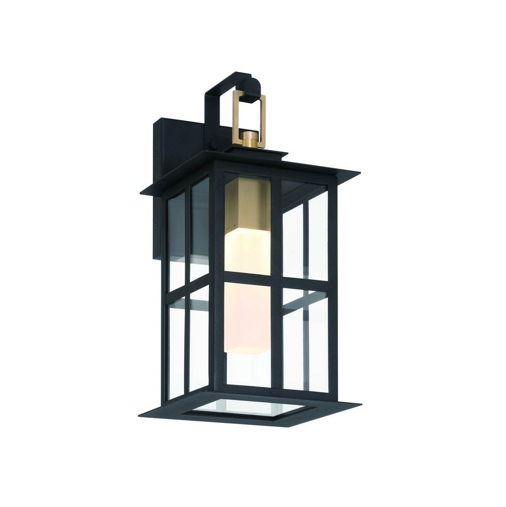Eurofase 47200-012 Brass Black Mix Greyson, Outdoor, 16'', Brass-black Mix, Clear Glass Image 1