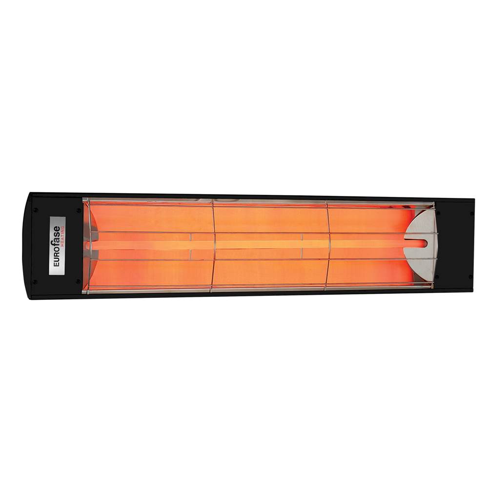 Eurofase EF25277B Black Eurofase Ef25277b Single Element 39 Inch 2500 Watt Electric Patio Heater Image 1