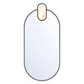 Eurofase Mrissa, Mirror , 21'' X 45'', Matte Black