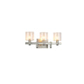 Eurofase 46812-025 Satin Nickel Decato, Vanity, 3lt, 21'', Satin Nickel, Clear Glass Image 1