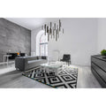 Eurofase 31446-013 Matte Black Santana, Chandelier , 18-light, 42'', Matte Black Image 1