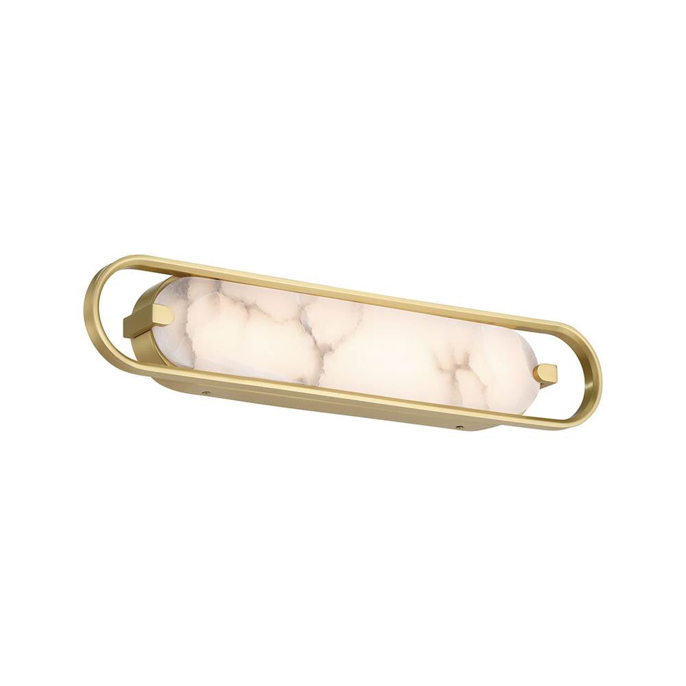 Eurofase 48955-010 Gold Noga, Vanity , 24'', Gold, Alabaster Image 8