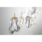 Eurofase 49239-010 Gold Norah, Chandelier, 9-light, 51'', Gold, Mixed Glass Image 2