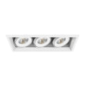 Eurofase  Multiple 15w 3 Lights Trim 20 Degree Gimbal 4000k White/white