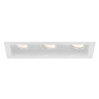Eurofase TGO3T02RGRGG1027MCL  Tango 10w 3 Light White Trim Gimbal Medium 2700k Clear Lens Image 1