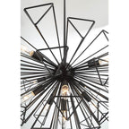 Eurofase 46761-019 Matte Black Dendelio, Chandelier , 10-light, 45'', Matte Black Image 3