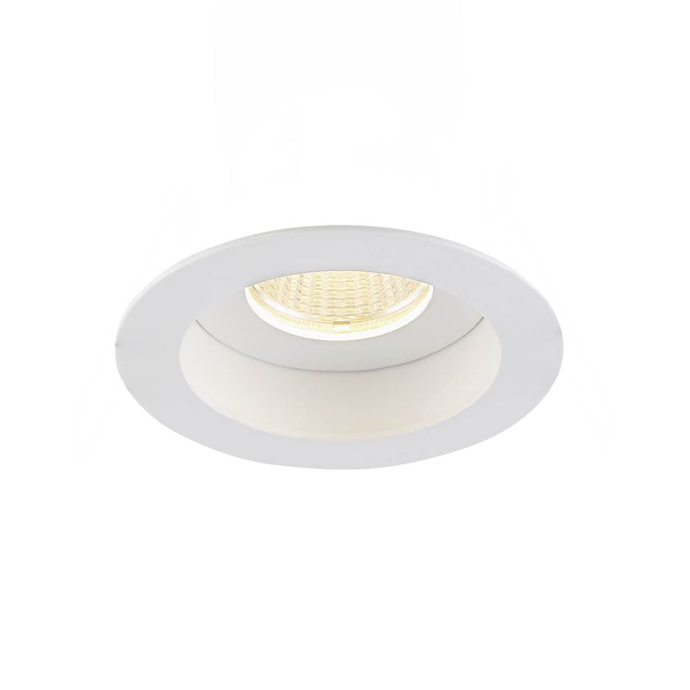 Eurofase 28719-30-014 White Amigo 15w 1 Light Round Trim Downlight 3000k White Image 3