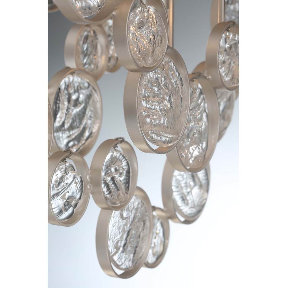 Eurofase 34032-015 Chrome Trento, Chandelier, 15-light, 56'', Chrome, Clear Glass Image 6