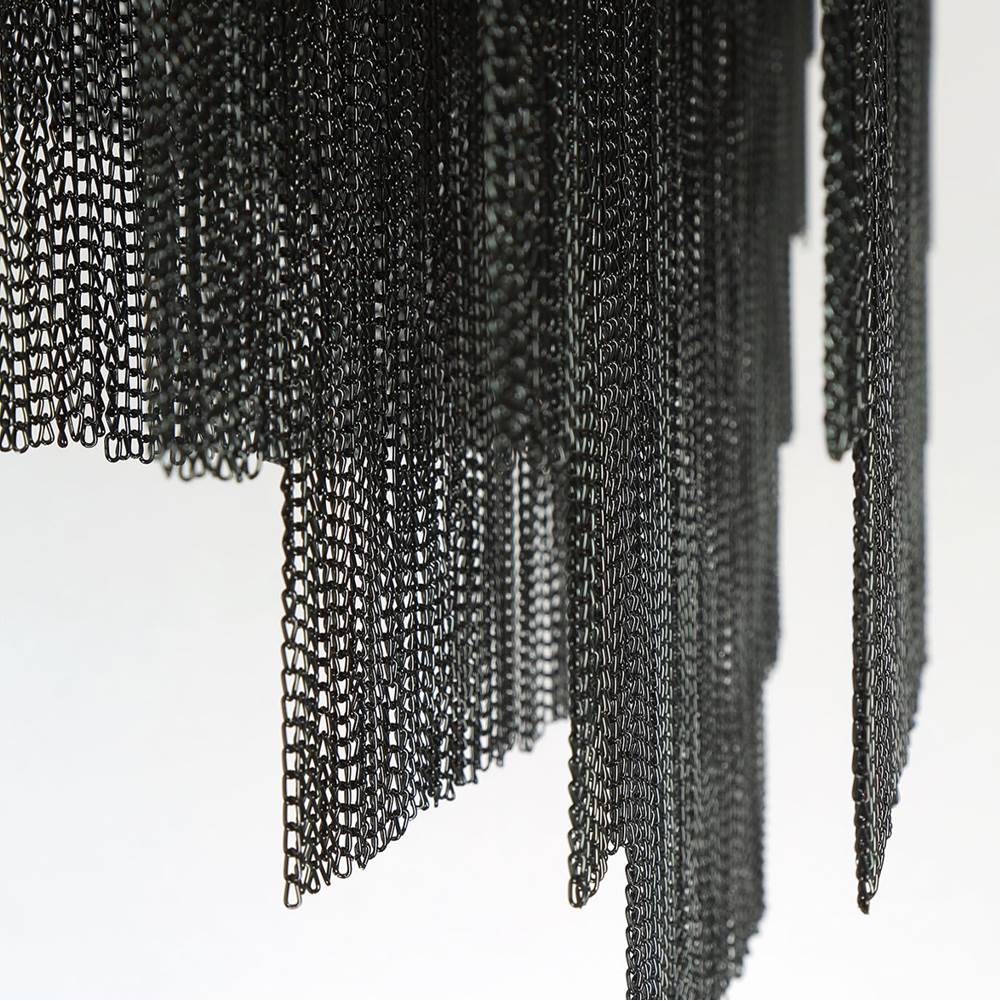 Eurofase 37095-029 Matte Black Bloomfield, Chandelier, 18-light, 31'', Matte Black, Black Aluminum Image 1