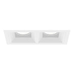 Eurofase BVOR2T02RFRF1530MCL  Bravo 15w 2 Light White Trim Medium 3000k Clear Lens Image 2