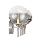 Eurofase 48920-025 Satin Nickel Iissa, Vanity, 5lt, Satin Nickel, Smoked Glass Image 5