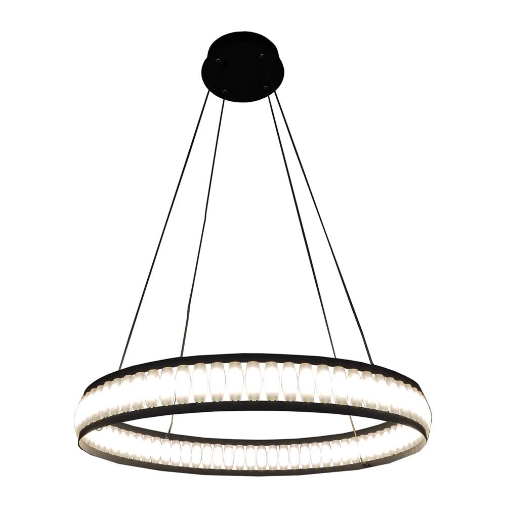 Eurofase Forster, Pendant , 28'', Matte Black