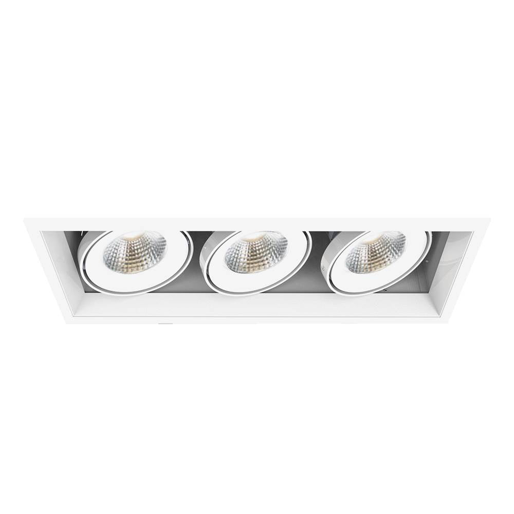 Eurofase  Multiple 26w 3 Lights Trim 20 Degree Gimbal 4000k White/black