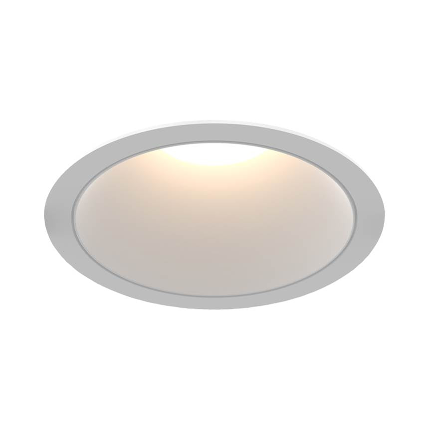 Eurofase OSC5RT02RF024040MCL White Oscar Large 40w Round White Trim White Baffle Medium 4000k Clear Lens Image 1
