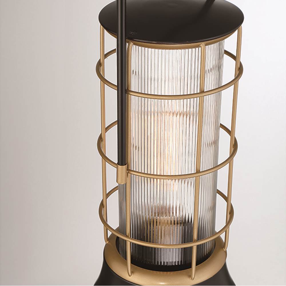 Eurofase Rivamar, Outdoor, 23'', Gold-black Mix, Clear Glass