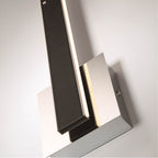Eurofase 43892-013 Matte Black Verdura, Wall Sconce, 16'', Matte Black, White Acrylic Image 1