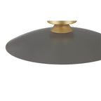 Eurofase 46815-033 Matte Grey Welsh, Flush Mount, 18'', Matte Grey, White Glass Image 3