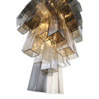 Eurofase 47912-014 Chrome Altesa, Chandelier, 20-light, 46'', Chrome, Mixed Glass Image 1