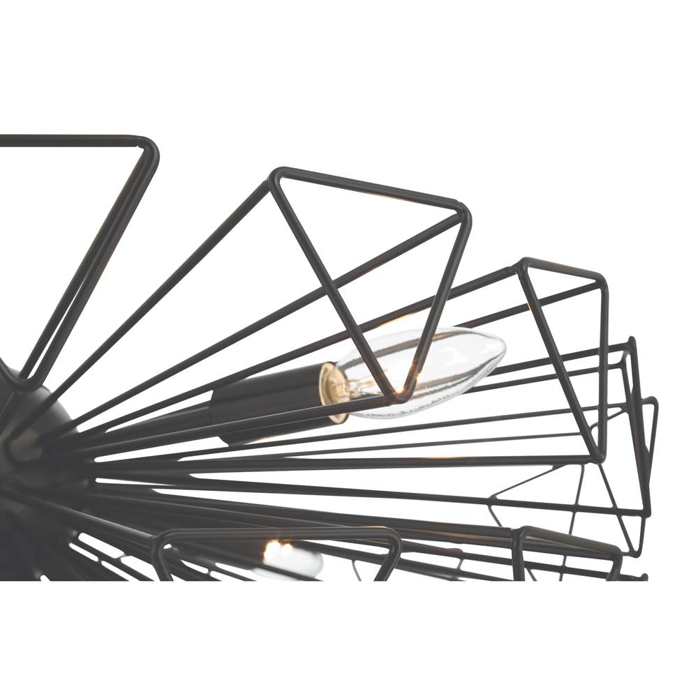 Eurofase Dendelio, Chandelier , 9-light, 30'', Matte Black