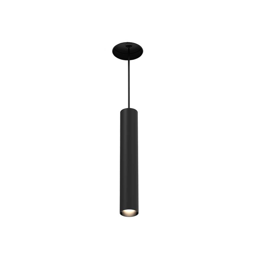 Eurofase Tango 15w 1 Light Round Black Trimless Suspension 4000k Clear Lens