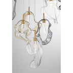 Eurofase 49238-013 Gold Norah, Chandelier, 26-light, 39'', Gold, Mixed Glass Image 1