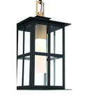Eurofase 47388-017 Brass Black Mix Greyson, Outdoor, 16'', Brass-black Mix, Clear Glass Image 3