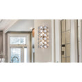 Eurofase 44283-018 Chrome Perrene, Wall Sconce, 2-light, 19'', Chrome, Clear Glass Image 1
