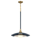 Eurofase 46441-027 Matte Blue Welsh, Pendant, 18'', Matte Blue, White Glass Image 4