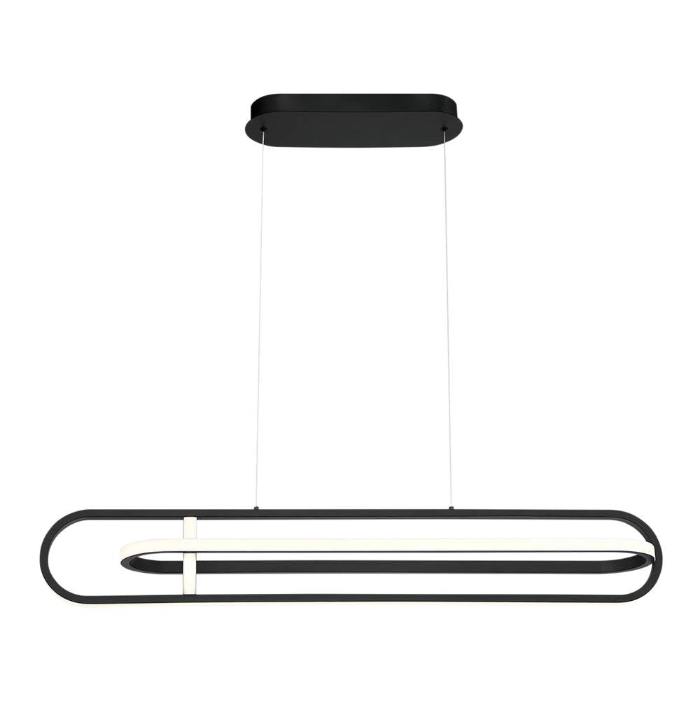 Eurofase 37039-011 Matte Black Demark, Chandelier , 42'', Matte Black Image 2