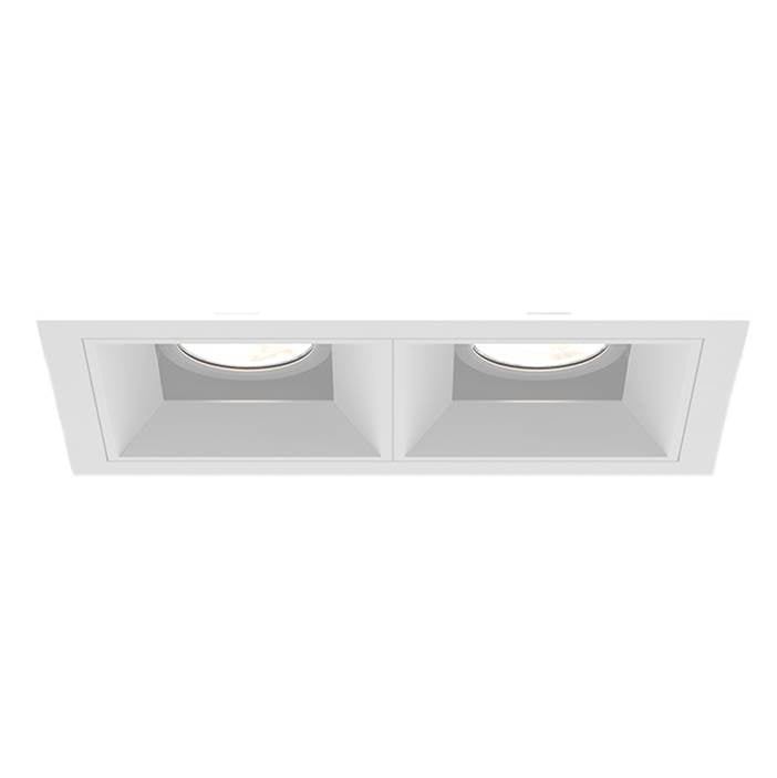 Eurofase Bravo 15w 2 Light White Trim Medium 3000k Clear Lens