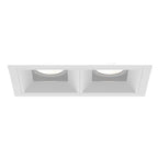 Eurofase Bravo 15w 2 Light White Trim Flood 3000k Clear Lens