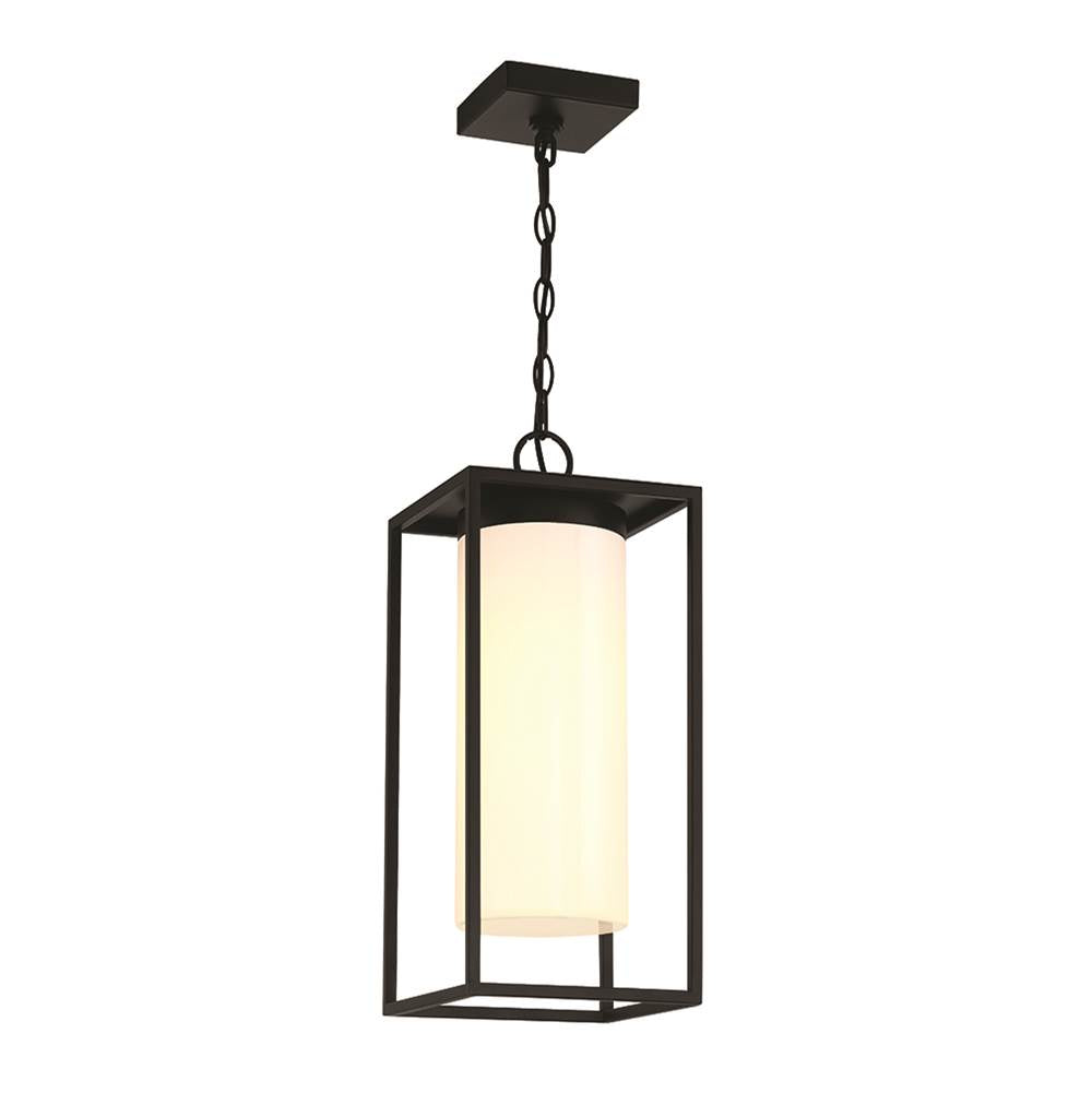 Eurofase 41964-019 Powder Coat Black Ren, Outdoor, 19'', Powder Coat Black, White Glass Image 1