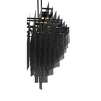 Eurofase Bloomfield, Chandelier, 22-light, 47'', Matte Black, Black Aluminum