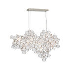 Eurofase 34031-018 Chrome Trento, Chandelier, 12-light, 40'', Chrome, Clear Glass Image 8