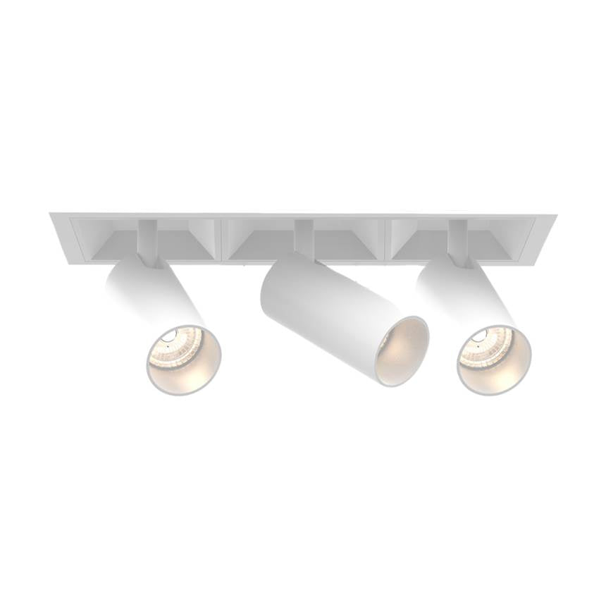 Eurofase Bravo 15w 3 Light White Trim Spot Wide 3000k