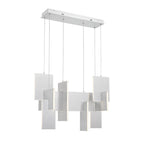 Eurofase 37345-036 Anodized Silver Coburg, Chandelier , 33'', Anodized Silver Image 6