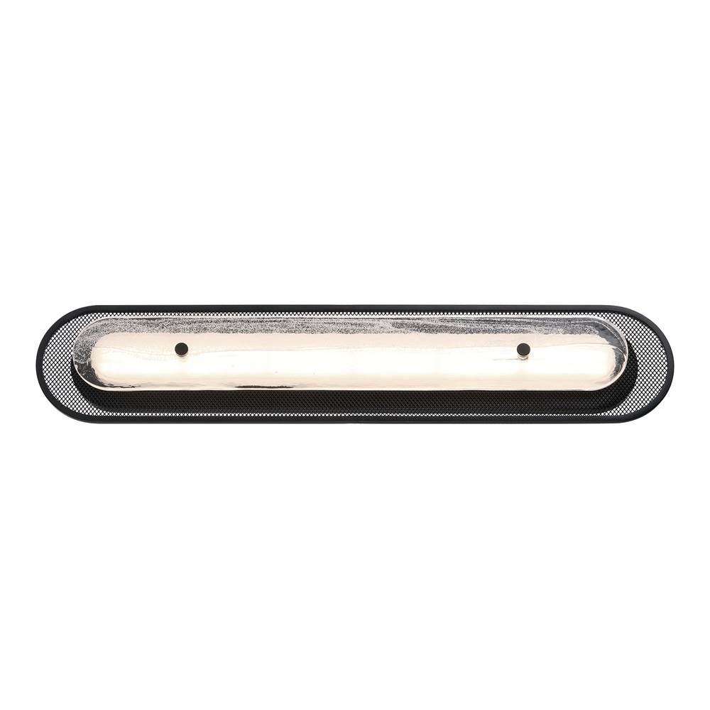 Eurofase 49444-018 Matte Black Tramore, Wall Sconce, 30'', Matte Black, Silver Glass Image 5