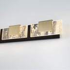 Eurofase 45346-019 Gold Black Mix Kasha, Vanity, 3lt, 28'', Gold-black Mix, Clear-white Acrylic Image 9