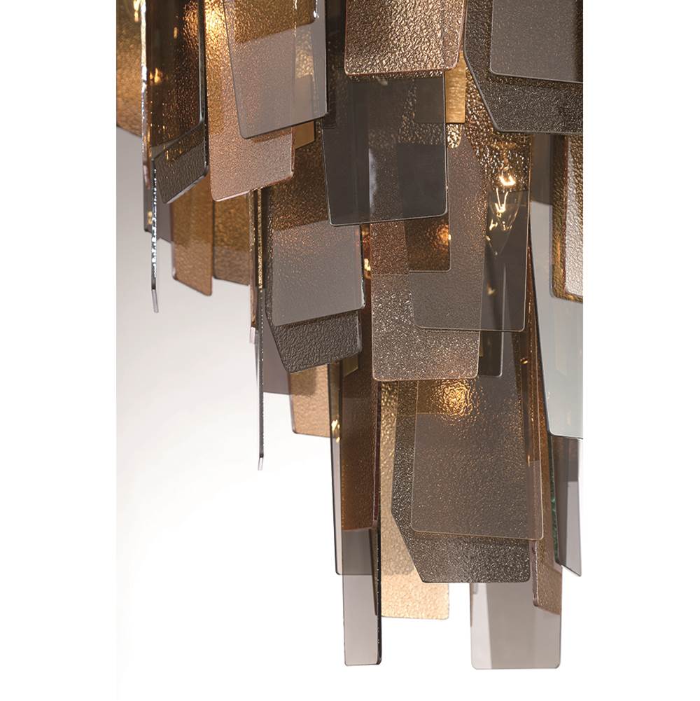 Eurofase 43876-013 Brushed Brass Cocolina, Chandelier, 19-light, 42'', Brushed Brass, Mixed Glass Image 2