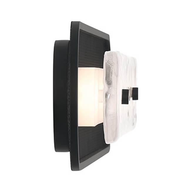 Eurofase 49445-015 Matte Black Tramore, Wall Sconce, 38'', Matte Black, Silver Glass Image 2