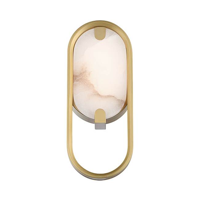 Eurofase Noga, Wall Sconce , 11'', Gold, Alabaster