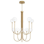 Eurofase Iissa, Chandelier, 10-light, 40'', Gold, Clear Glass