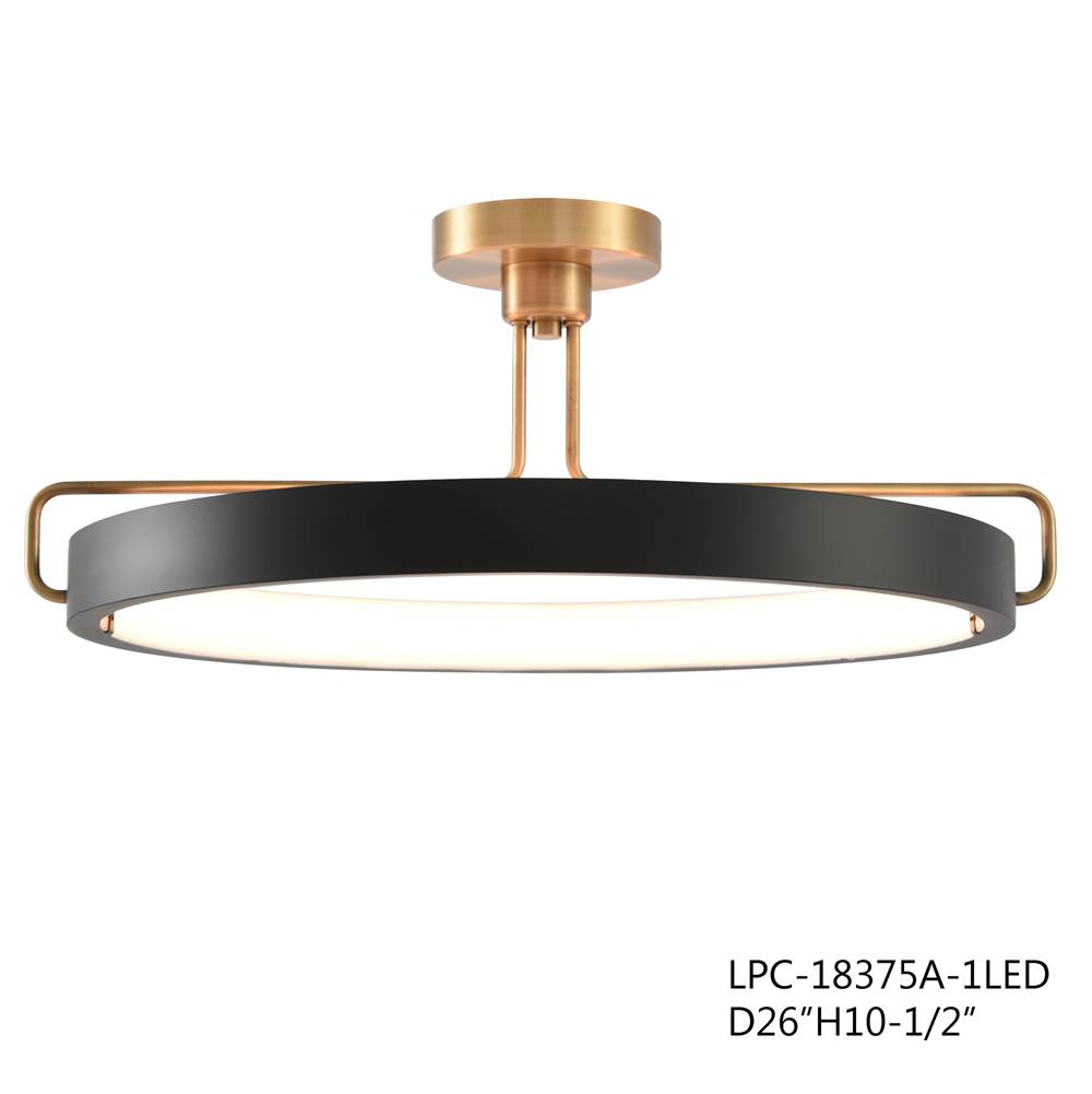 Eurofase 37082-017 Brushed Brass Pemberton, Pendant , 26'', Brushed Brass Image 6
