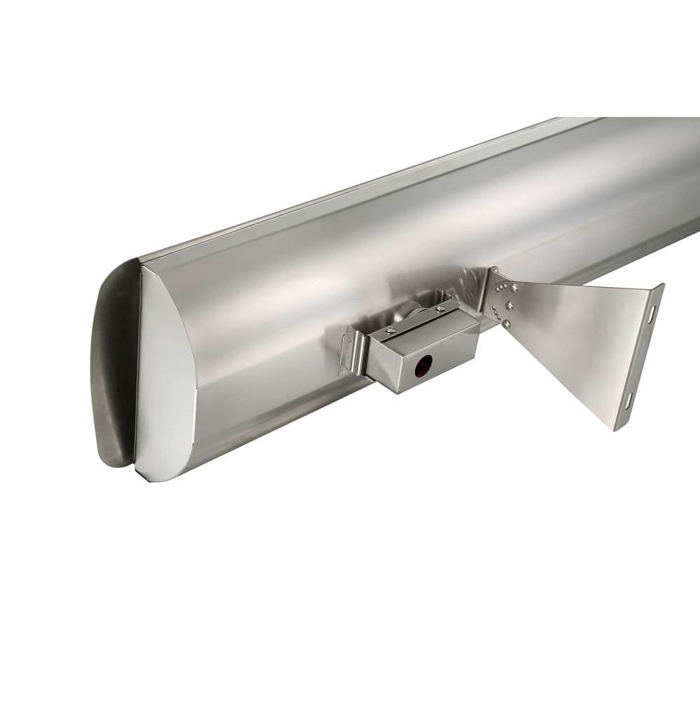 Eurofase EF60208S4 Stainless Steel Eurofase Ef60208s4 Dual Element 61 Inch 6000 Watt Electric Patio Heater Image 1