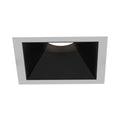 Eurofase Oscar Large 40w Square White Trim Black Baffle Wide 2700k Clear Lens