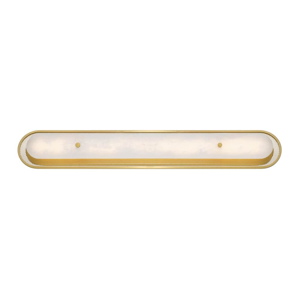 Eurofase 49176-025 Gold Tramore, Wall Sconce , 38'', Gold, Alabaster Image 1