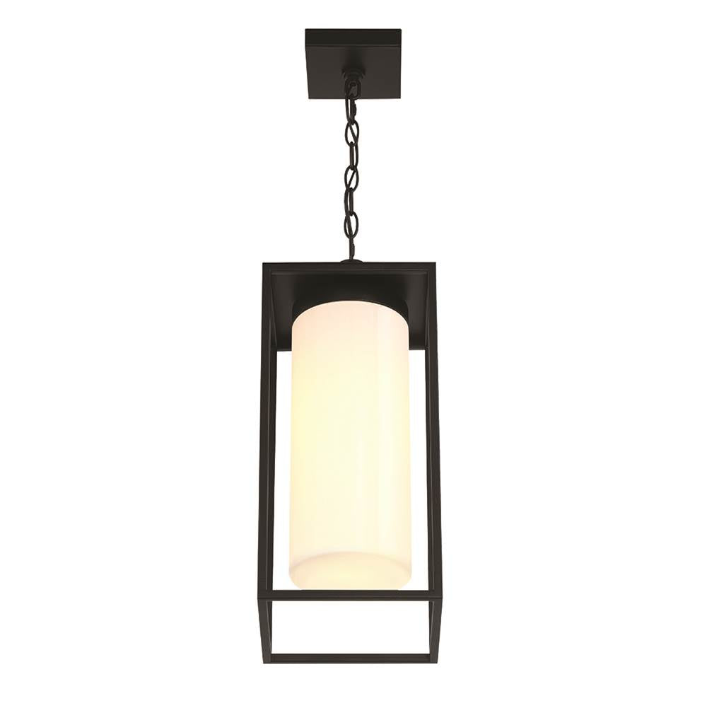 Eurofase 41964-019 Powder Coat Black Ren, Outdoor, 19'', Powder Coat Black, White Glass Image 2