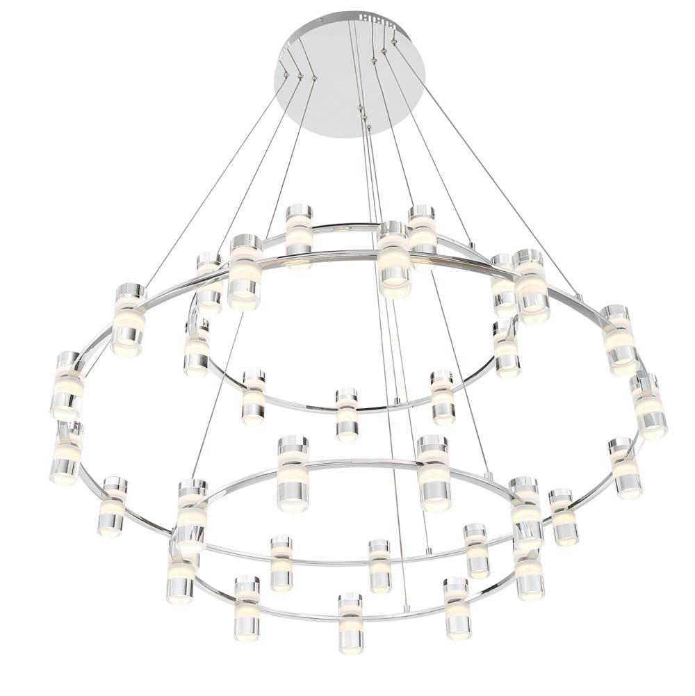 Eurofase 33726-014 Chrome Netto, Chandelier , 33-light, 41'', Chrome Image 1