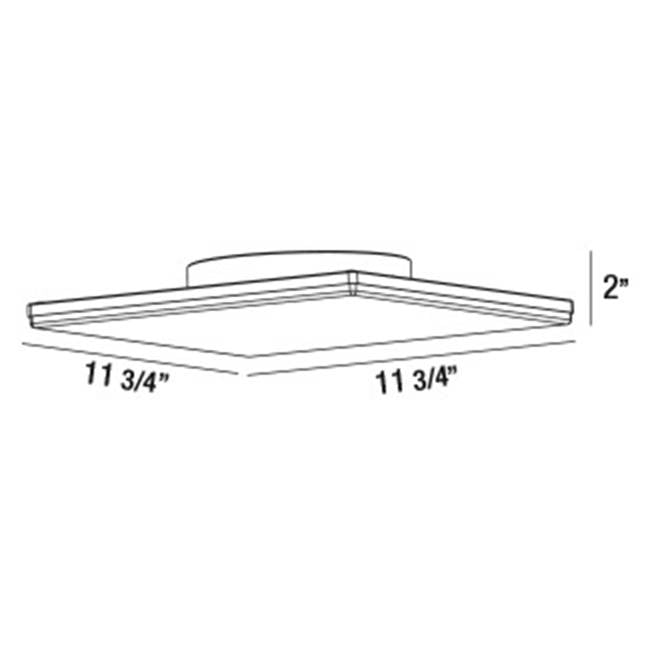 Eurofase 34117-019 Graphite Outdr,led Surface,sq,graphite Image 5
